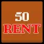 Paid 50 Rent in 1 Day icon