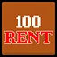 Paid 100 Rent in 1 Day icon