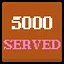 Served 5000 Customers icon