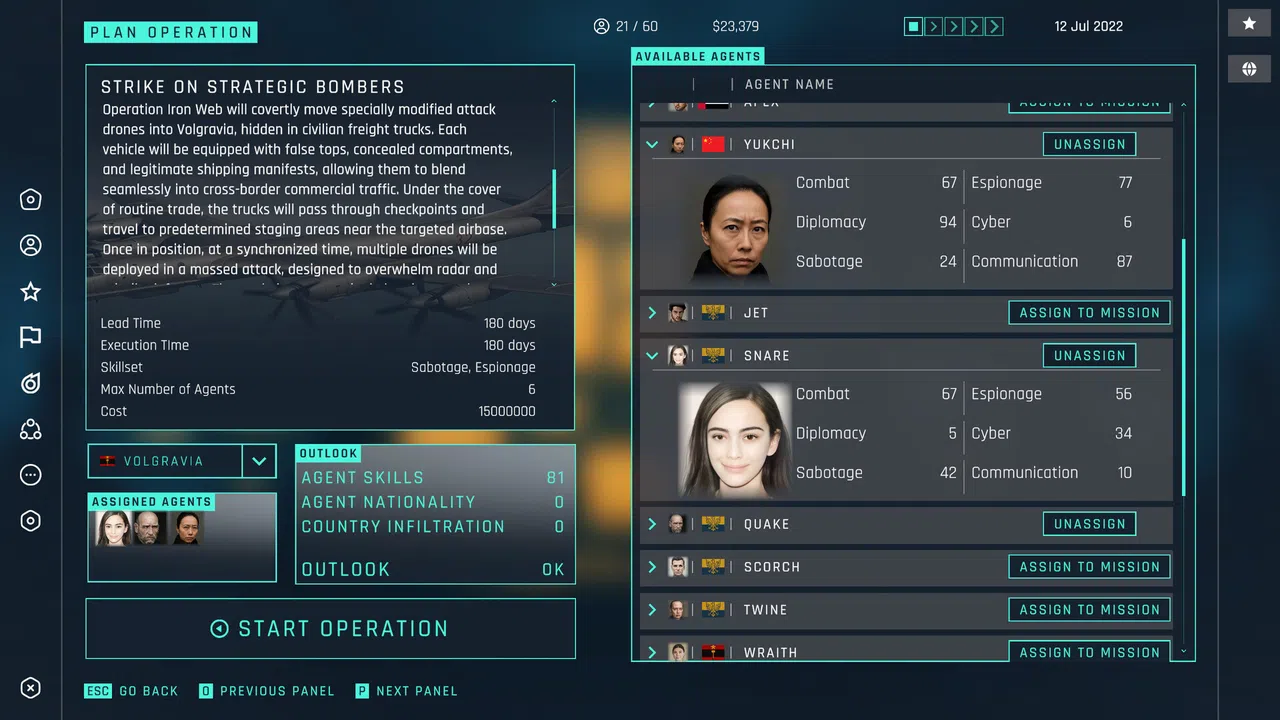 Shadow Division: Spymaster Screenshot 3