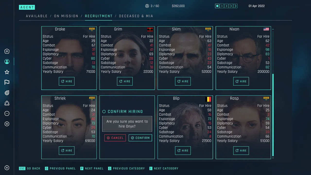 Shadow Division: Spymaster Screenshot 2