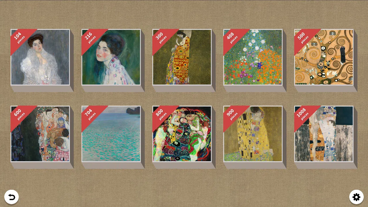 Pieceful Gallery - Gustav Klimt Screenshot 0