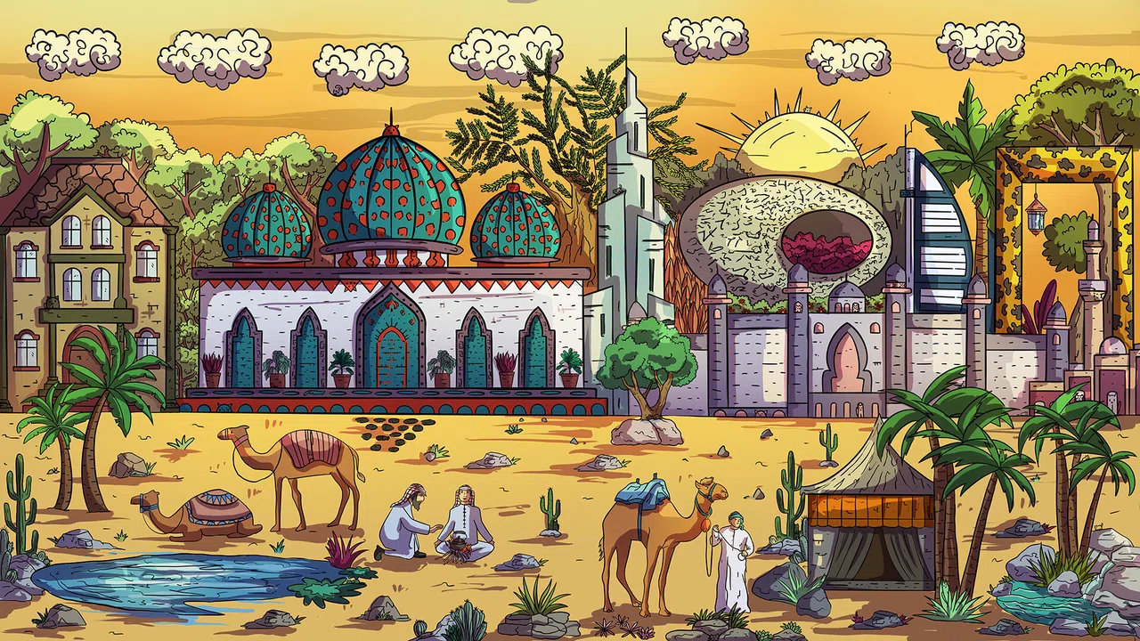 100 Dubai Cats  - Artbook Screenshot 1