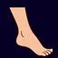 A small step icon