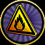 Highly flammable icon