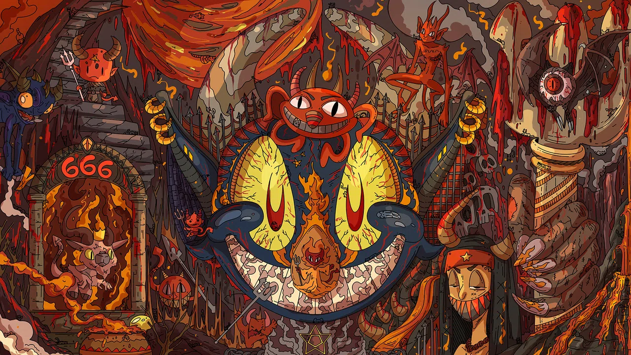 100 Demon Cats  - Artbook Screenshot 1