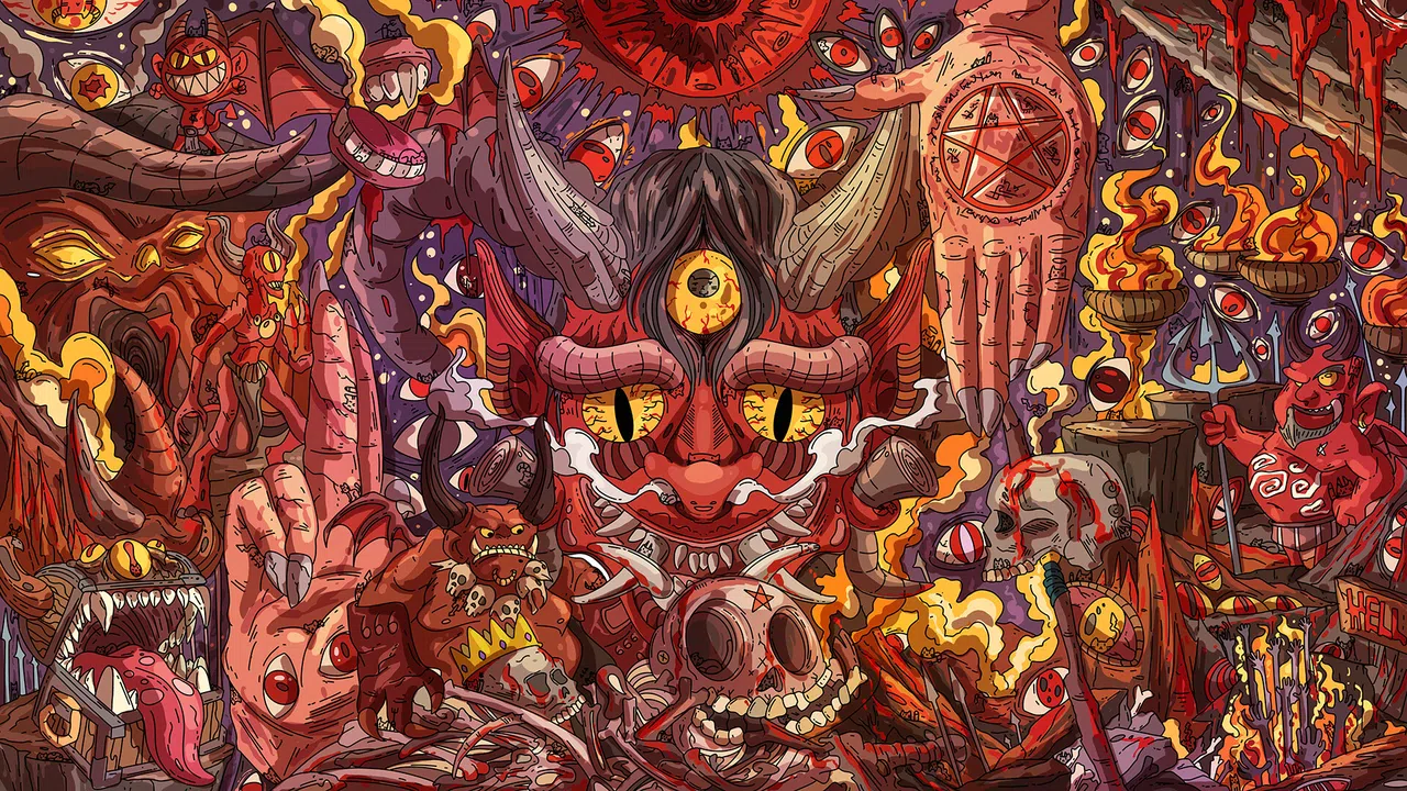 100 Demon Cats  - Artbook Screenshot 0