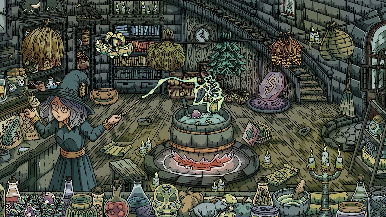 100 Witch Cats  - Artbook Screenshot 0