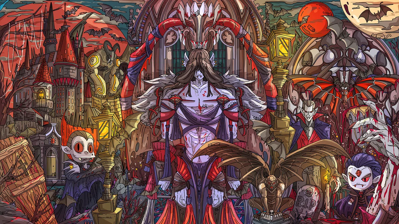 100 Vampire Cats  - Artbook Screenshot 0
