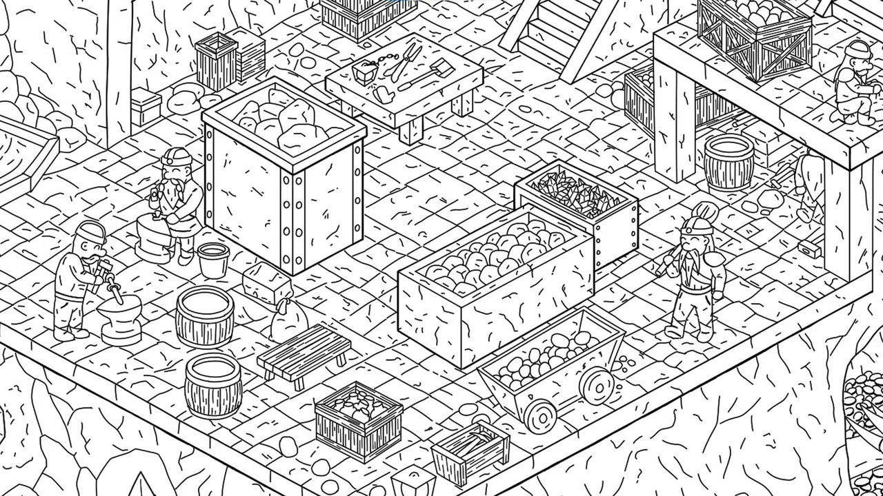 Find Meow in Dwarf Mines Screenshot 2