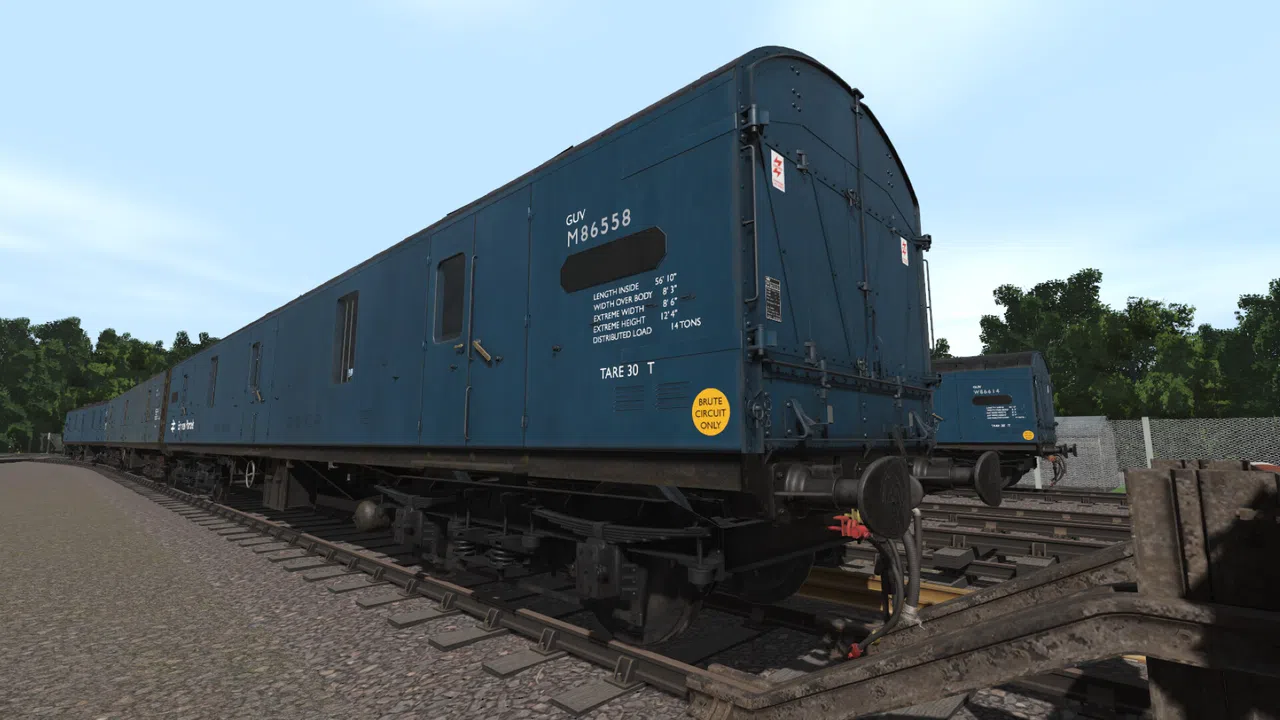 Trainz Plus DLC - BR GUV Wagon Pack - Late Screenshot 2