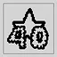 A bright night sky icon