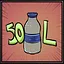 50 liters of water icon