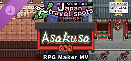 RPG Maker MV - SERIALGAMES Japan travel spots Asakusa set