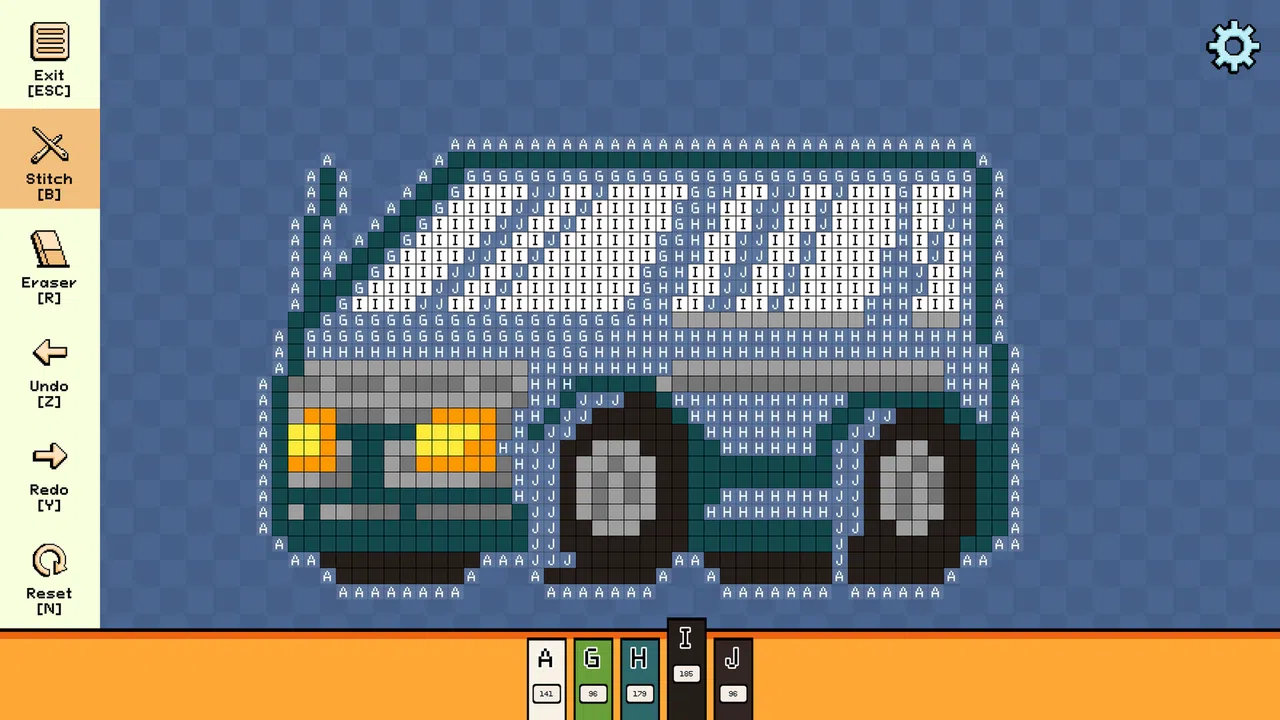Pixel Cross Stitch - Tiny Vehicles Pack 2 Screenshot 1