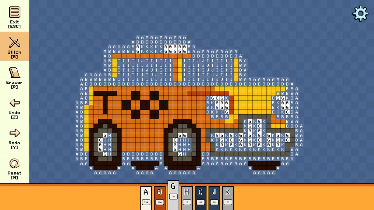 Pixel Cross Stitch - Tiny Vehicles Pack 2 Screenshot 3