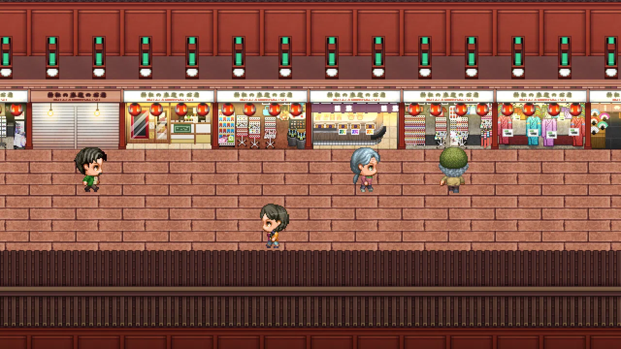 RPG Maker MZ - SERIALGAMES Japan travel spots Asakusa set Screenshot 2