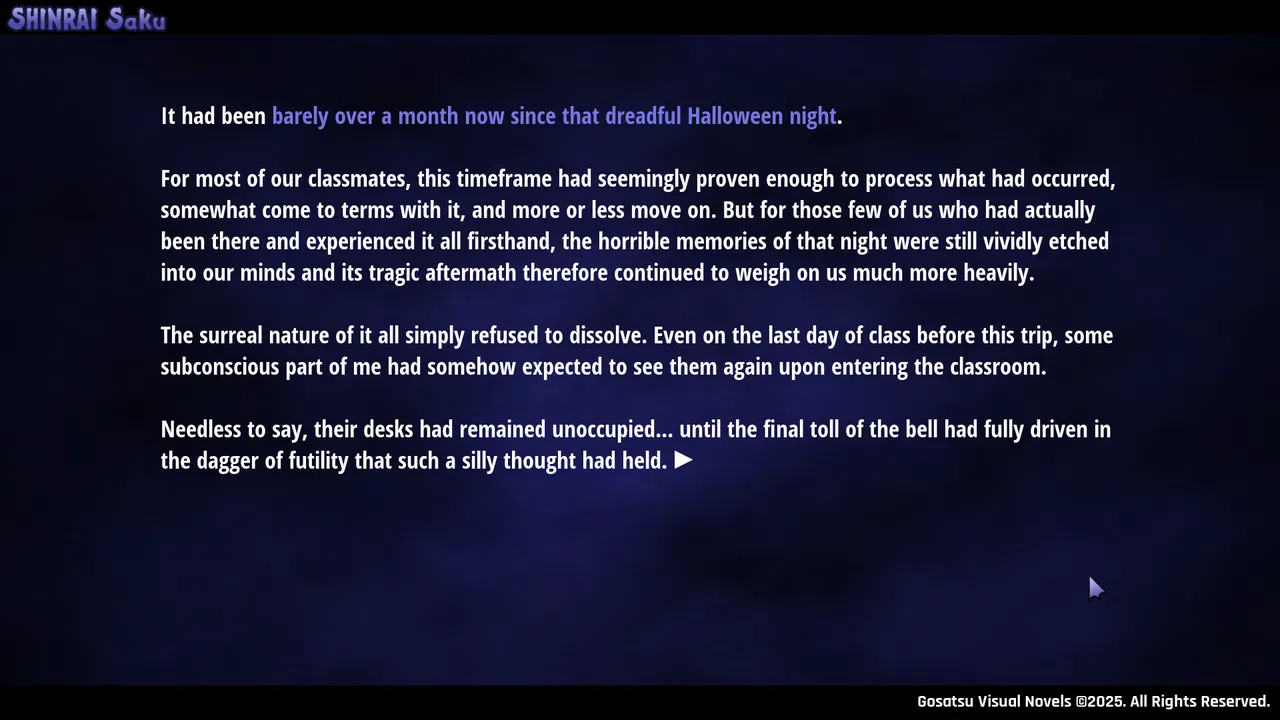 SHINRAI Saku - Blooming Beyond Despair Screenshot 1