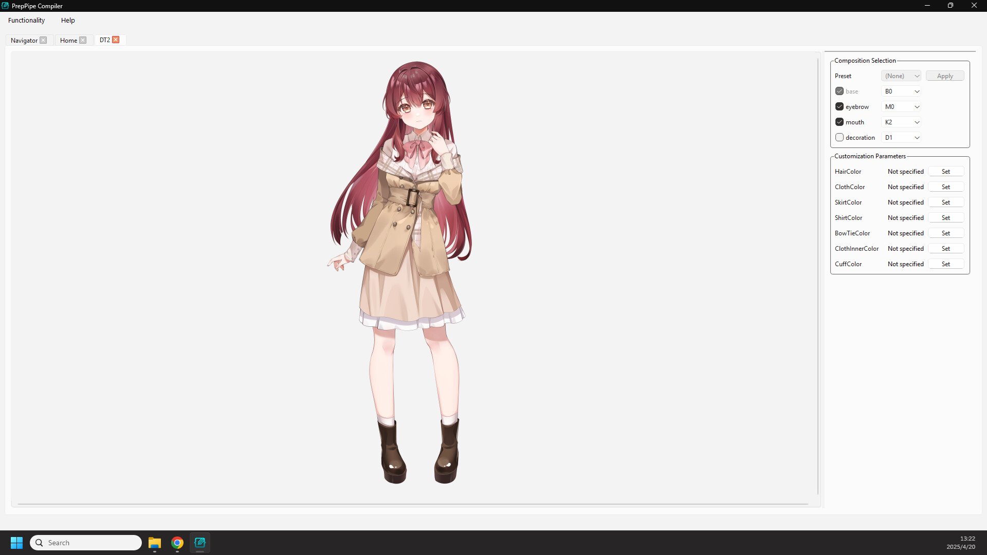 PrepPipe Compiler - Visual Novel Development Tool Screenshot 2