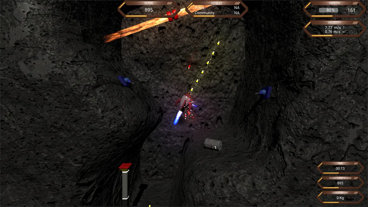 RocketShip Go Up Demo Screenshot 1
