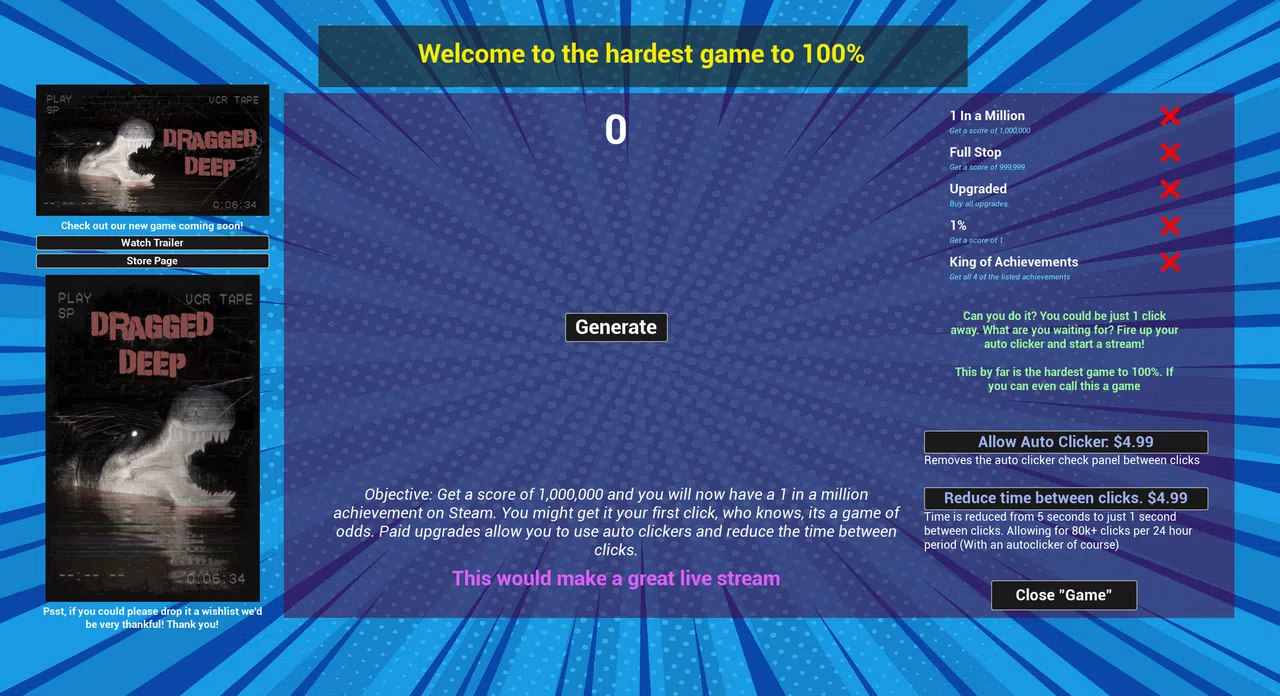 1 In a Million | A game of odds - Reduce Time Screenshot 0