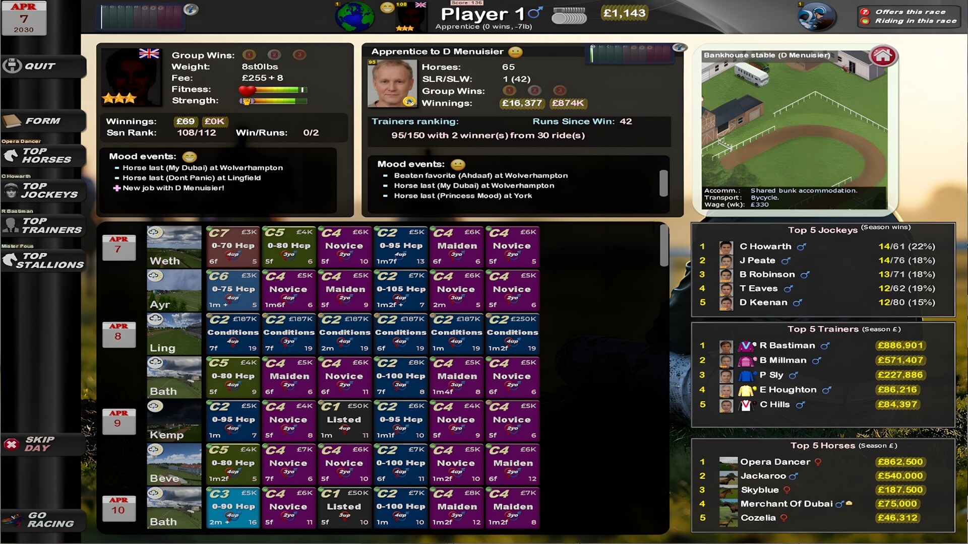 Starters Orders 8 Horse Racing Screenshot 3