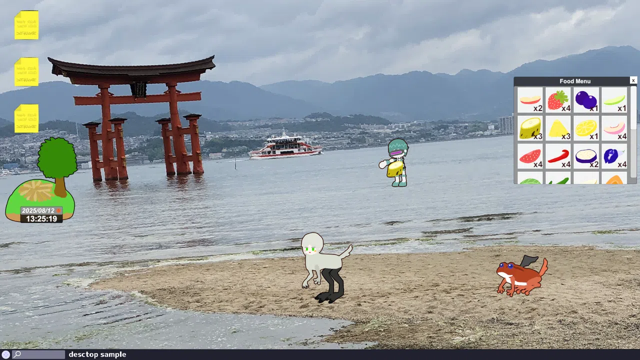 Desktop Mascot ~ Tasmon's Little Island Screenshot 4