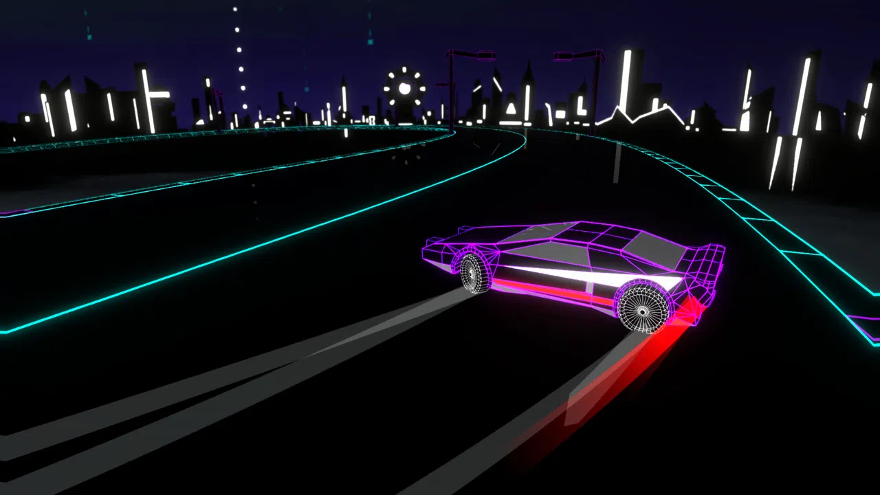 Wireframe: Racing Screenshot 4