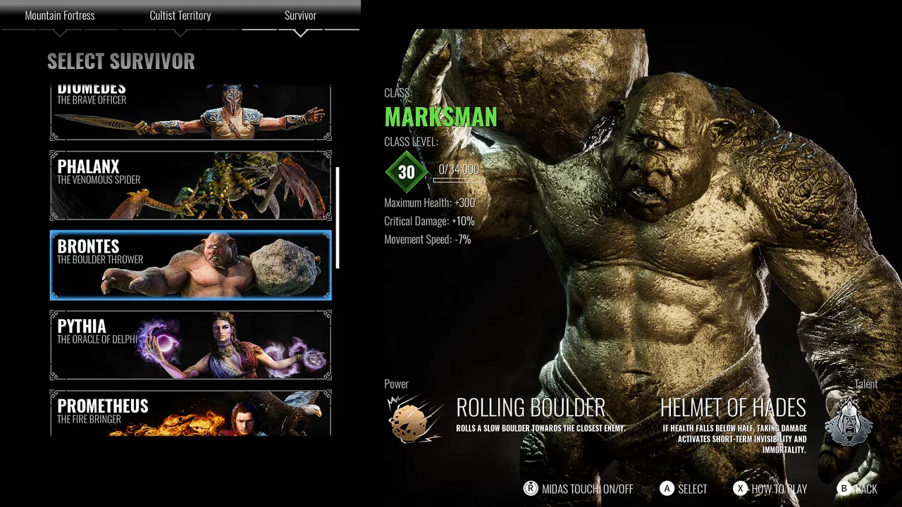 Achilles: Survivor - Supporter Pack Screenshot 1