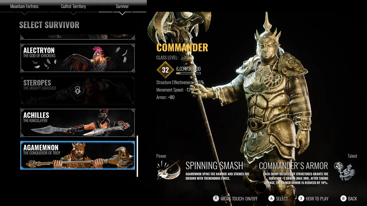 Achilles: Survivor - Supporter Pack Screenshot 4
