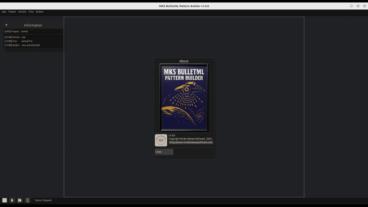MKS BulletML Pattern Builder Screenshot 8