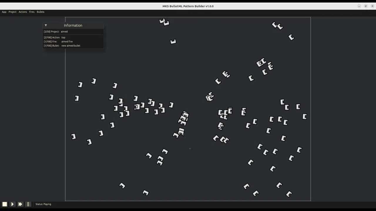 MKS BulletML Pattern Builder Screenshot 0