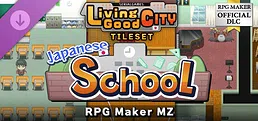 RPG Maker MZ - SERIALGAMES LivingGoodCity TILESET Japanese School