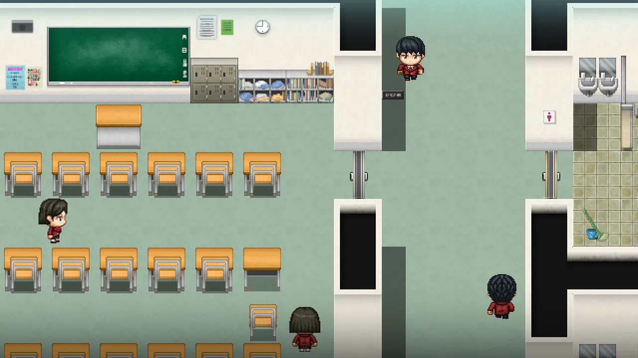 RPG Maker MZ - SERIALGAMES LivingGoodCity TILESET Japanese School Screenshot 0