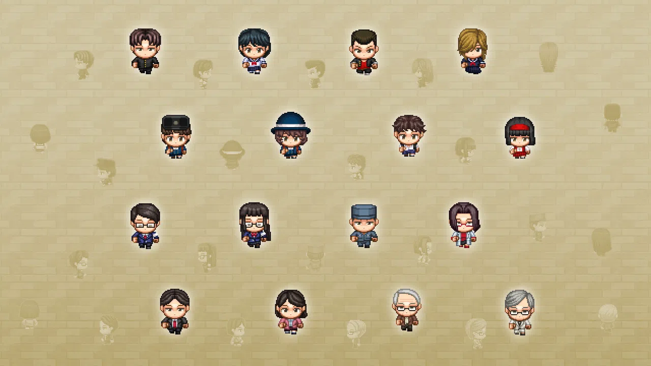 RPG Maker MZ - SERIALGAMES LivingGoodCity Japanese School NPC SET Screenshot 1