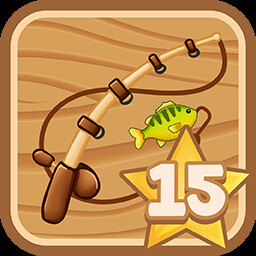Accomplished fisherman icon