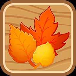 The colors of autumn icon