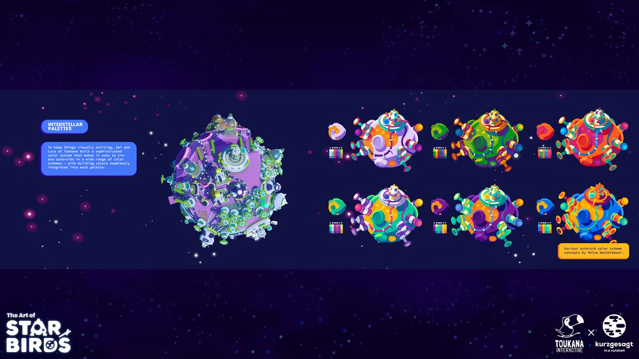 Star Birds Digital Artbook Screenshot 4
