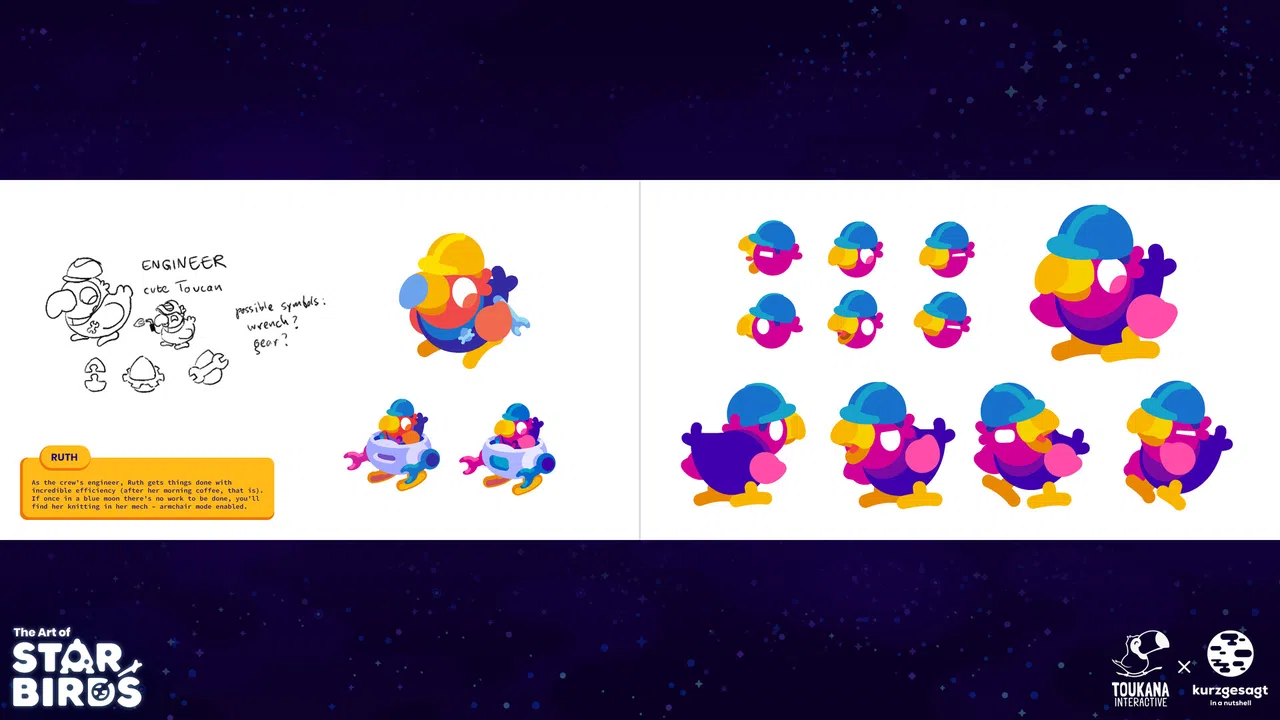 Star Birds Digital Artbook Screenshot 5