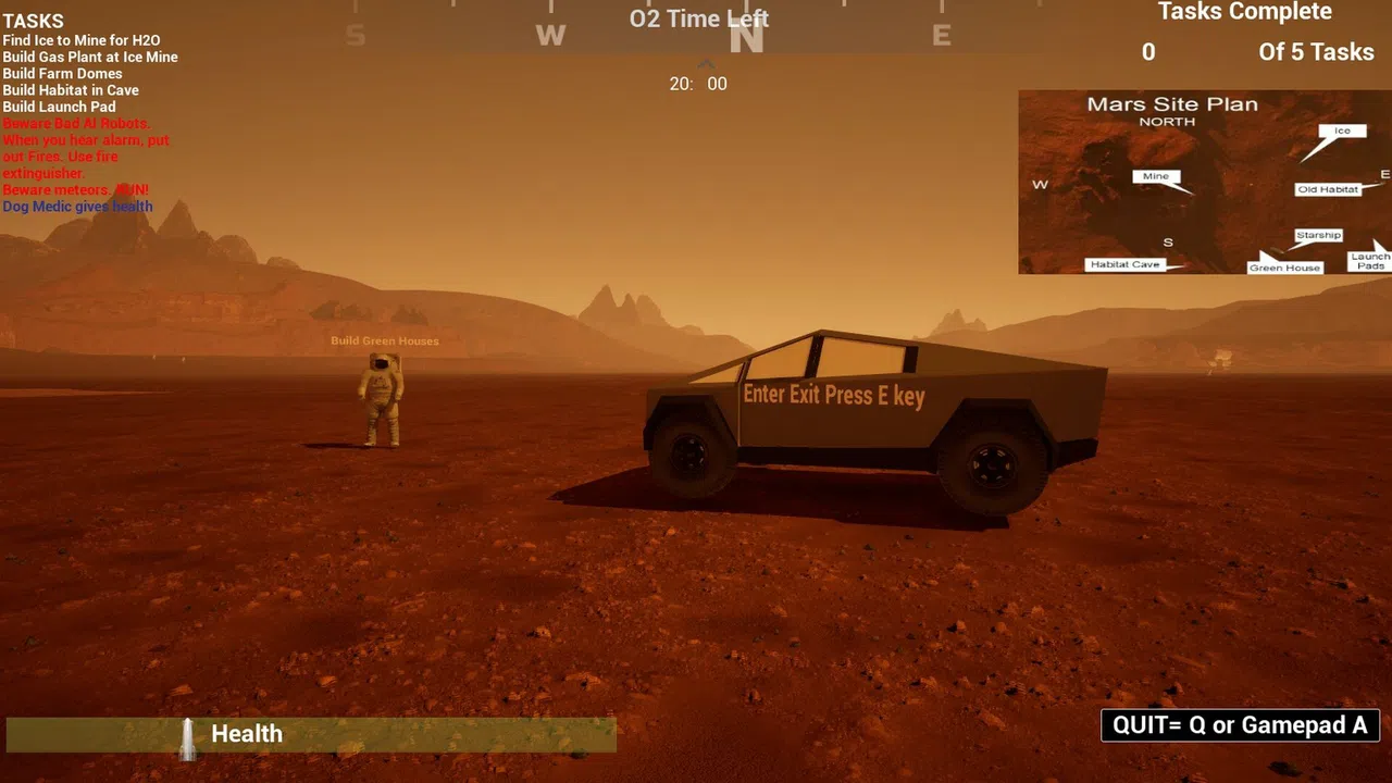 Mars Training Camp Screenshot 3