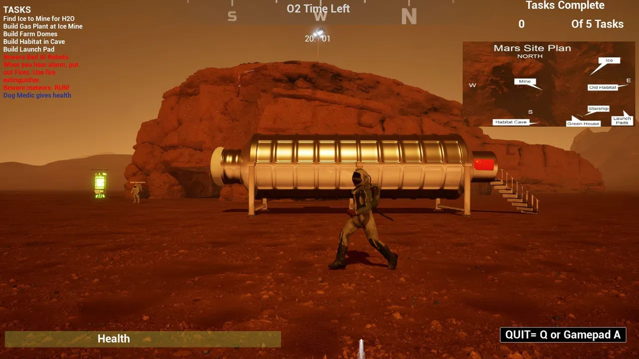 Mars Training Camp Screenshot 1