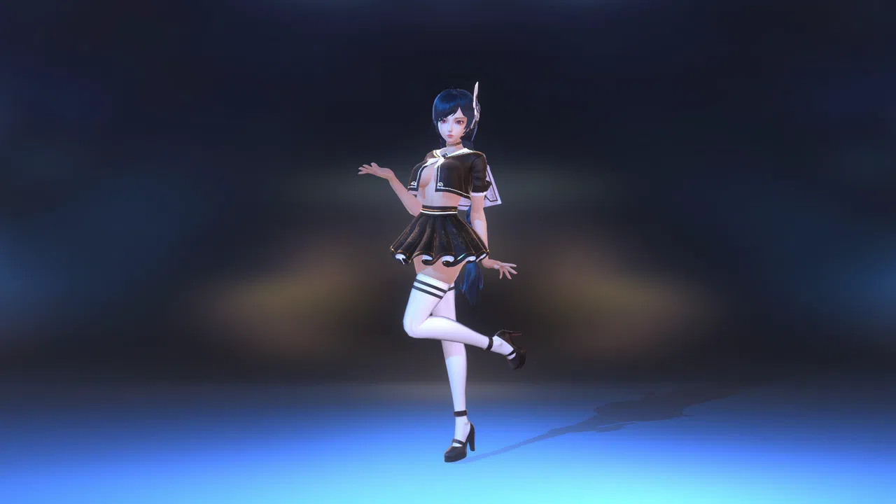 Angel Legion-DLC Judgment Maiden (Black) Screenshot 1