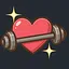 Strong heart icon