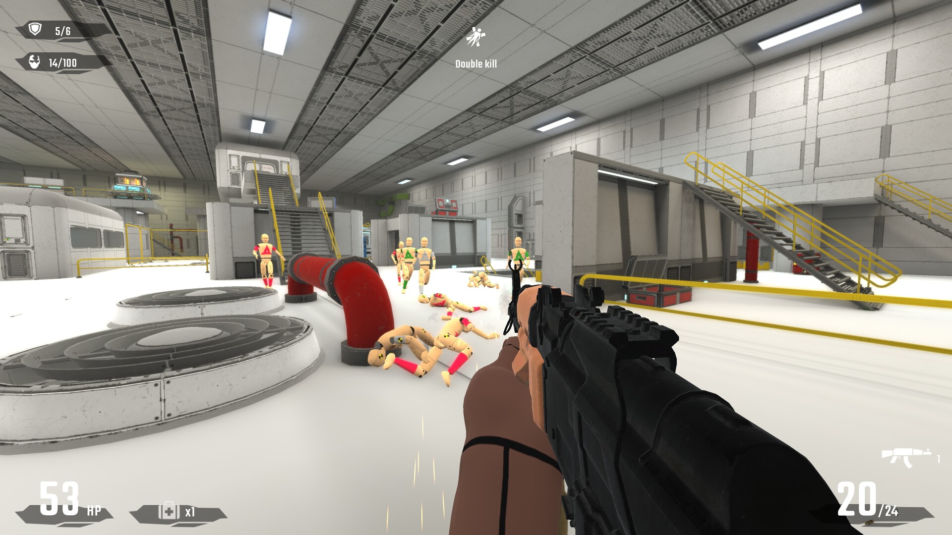 Mannequin Mayhem - Physics Ragdoll Shooter Screenshot 1