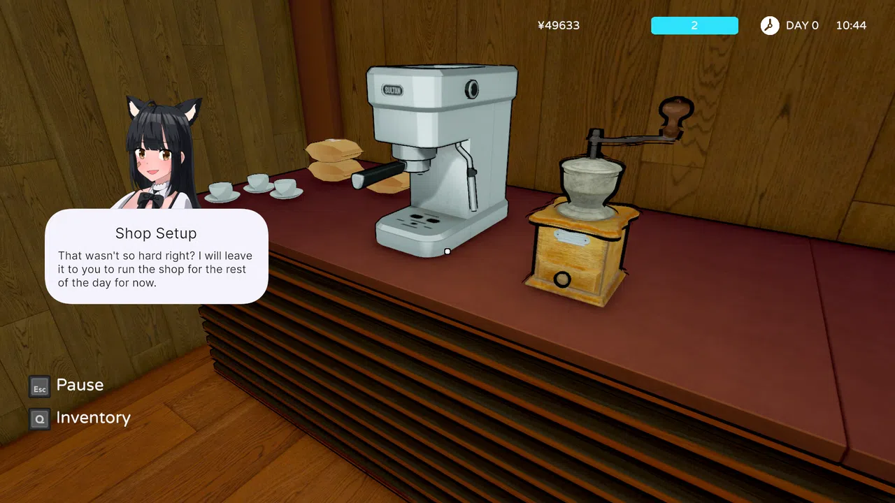 Kissaten Dream - Anime Coffee Shop Simulator! Screenshot 0