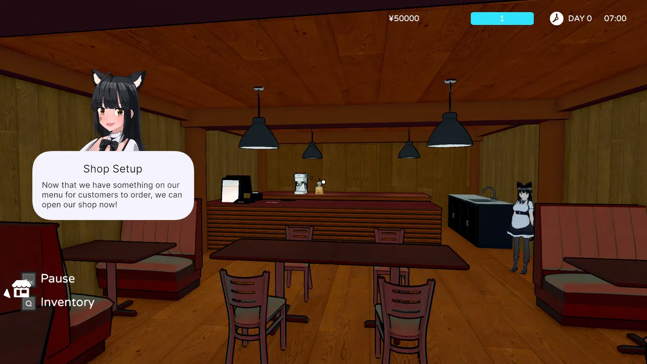Kissaten Dream - Anime Coffee Shop Simulator! Screenshot 4