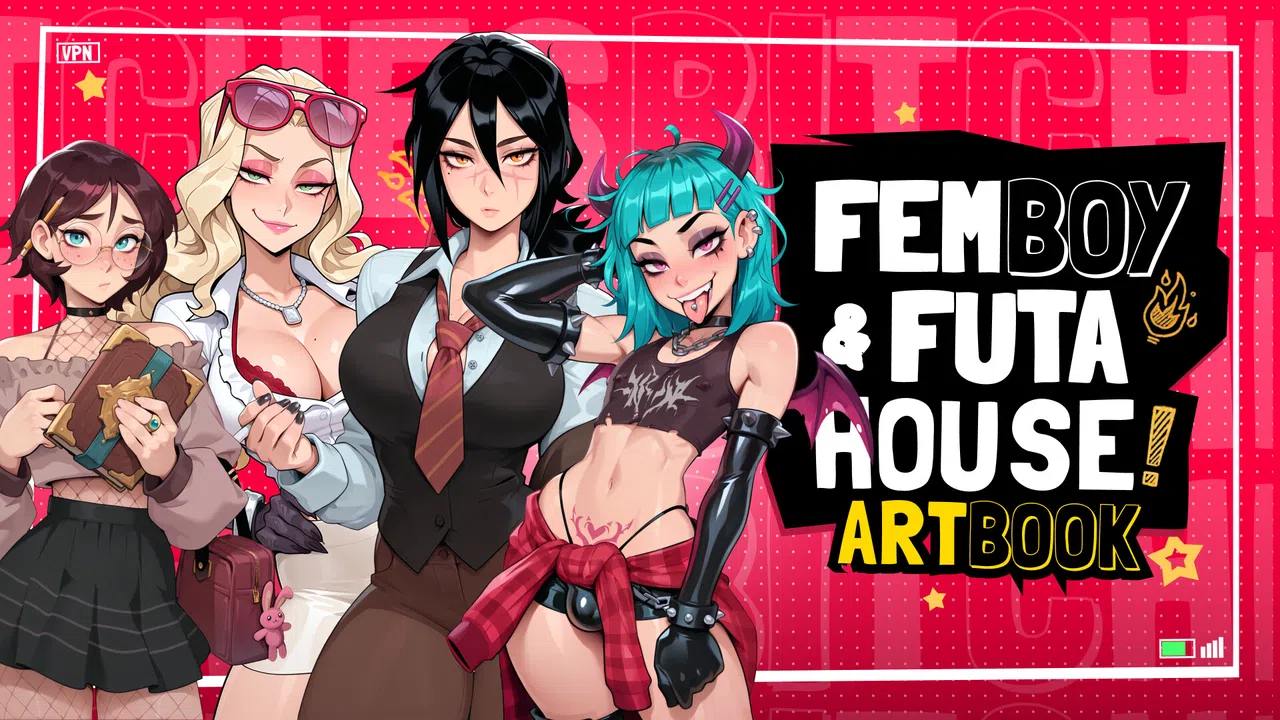 FEMBOY FUTA HOUSE - Digital Artbook Screenshot 0