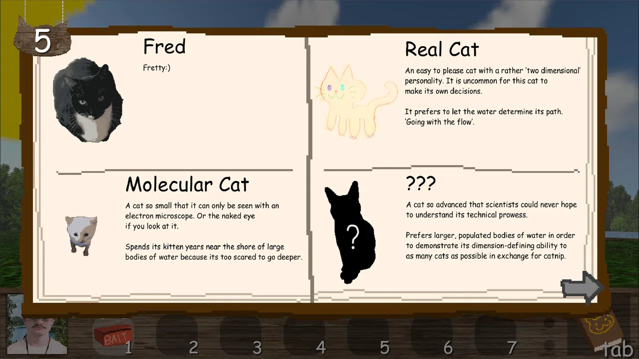Fishing at the Lake Full of Cats Screenshot 1