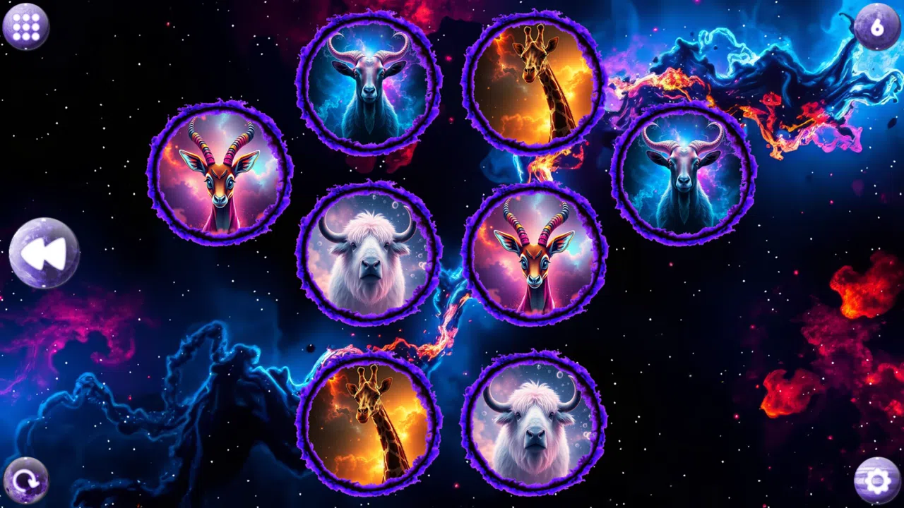Space Memory: Artiodactyls Screenshot 2