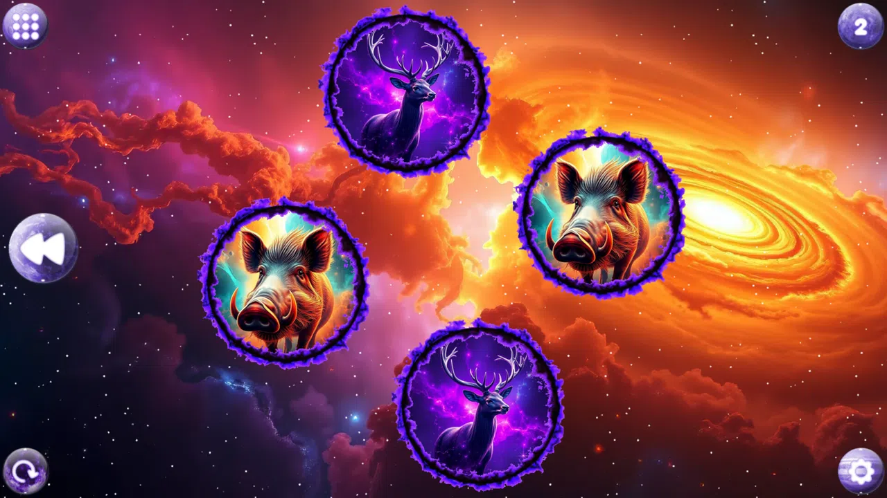 Space Memory: Artiodactyls Screenshot 0